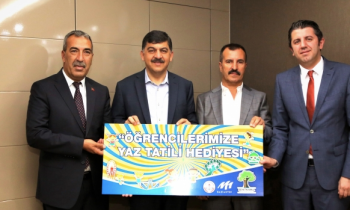 Şehitkamil'den öğrencilere eğlenceli karne hediyesi