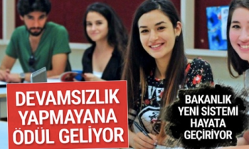 Devamsızlık yapmayan öğrenci ödüllendirilecek