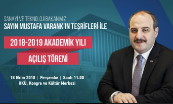 HKÜ'de akademik yıl açılışını Bakan Varank yapacak