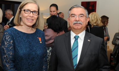 Bakan Yılmaz, Finlandiya'nın milli günü resepsiyonuna katıldı