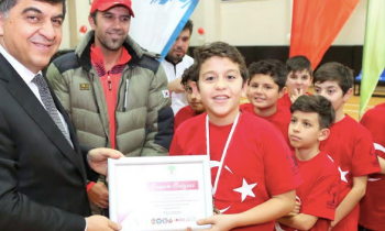 Minik kramponlar ödül töreninde buluştu