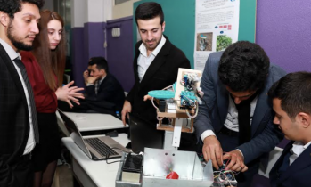 GAÜN'lü mühendis adayları çalışmalarını sergiledi