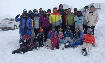 Seçkin Koleji öğrencileri kayak kampında