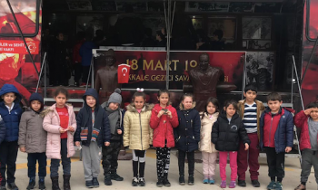 Çanakkale Gezici Müzesi Seçkin Koleji'nde