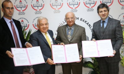 Hayırseverlerle okul yapımı için protokol yapıldı