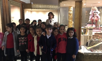 Seçkinli öğrenciler Oyuncak Müzesinde