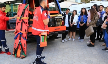 Afetlerde sağlık hizmetleri HKÜ’de anlatıldı