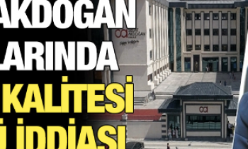 Şok iddia... Sedat Akdoğan Koleji'nde eğitim kalitesi düşüyor