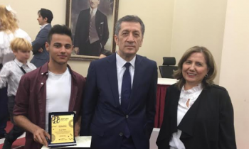 SANKO'lu öğrenci Yusuf Katırcı Türkiye üçüncüsü oldu