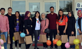 İslahiye İİBF öğrencilerinden örnek davranış