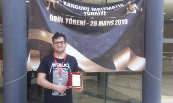 SANKO'lu Vahit Alp Hıdıroğlu Matematik'te Türkiye ikincisi oldu
