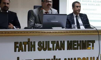 İMYO’dan lise son sınıf öğrencilerine insan hakları konferansı