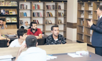 Başkan Fadıloğlu, öğrencilerle bir araya geldi