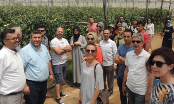 GÜSEM organik tarım kursiyerlerinden İslahiye MYO’ya ziyaret