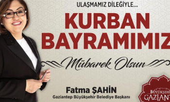 Fatma Şahin'den kurban bayramı mesajı