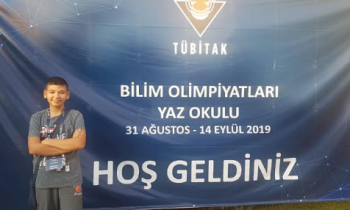 Seçkinli öğrencinin TÜBİTAK Bilim Olimpiyatları başarısı