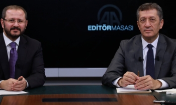 Bakan Selçuk, AA Editör Masası'na konuk oldu