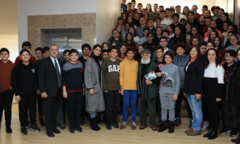 Etem Çalışkan SANKO Okulları’nda öğrencilerle buluştu