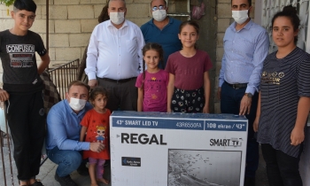 15 öğrenciye LCD TV