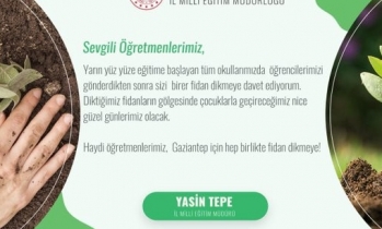 Gaziantep için 1 fidan!