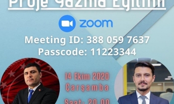 14 EKİM - Proje yazma eğitimi