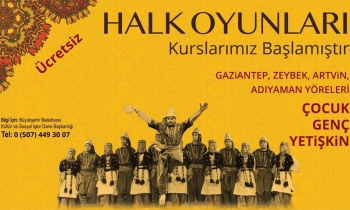 Gaziantep'te halk oyunları kursu başlıyor