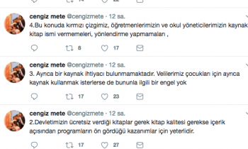 MEB Müdürü Twiterdan uyardı: İsim vermeyin
