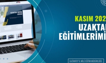 GAZİANTEP - Kasım’da online program