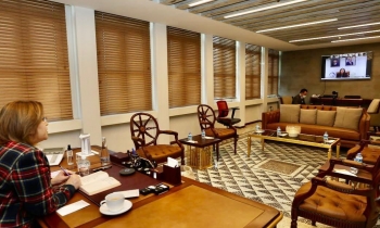 Başkan Şahin öğrencilerle