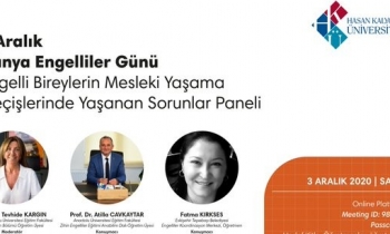 HKÜ’de engelli paneli