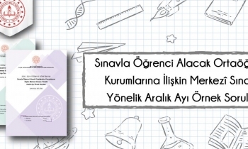 ARALIK - Örnek sorular