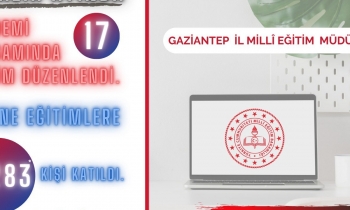 Gaziantep’te 17 eğitim