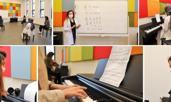 Şehitkamil’de piyano sesleri