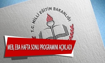 MEB, EBA hafta sonu programını açıkladı.