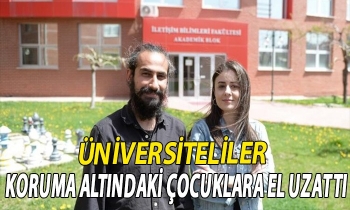 Üniversiteliler koruma altındaki çocuklara el uzattı