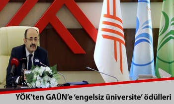YÖK’ten GAÜN’e ‘engelsiz üniversite’ ödülleri