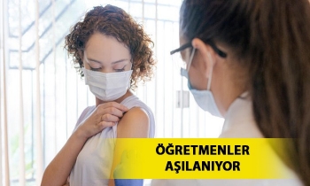 Öğretmenler aşılanıyor