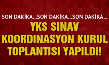 YKS sınav koordinasyon kurul toplantısı yapıldı!