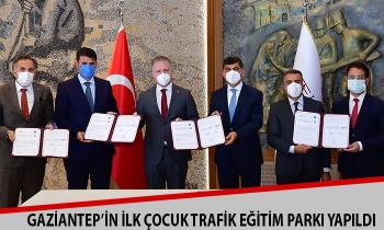 Gaziantep’in ilk çocuk trafik eğitim parkı yapıldı