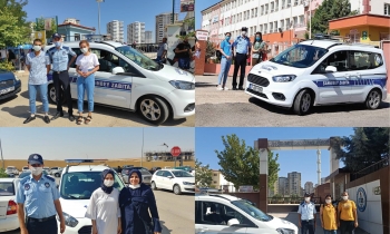 Öğrencilerin imdadına Şahinbey zabıta yetişti