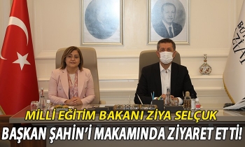 Bakan Selçuk, Başkan Şahin’i makamında ziyaret etti!