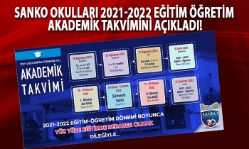 SANKO Okulları akademik takvimini açıkladı!