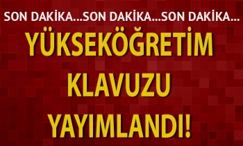 Yükseköğretim kılavuzu yayımlandı