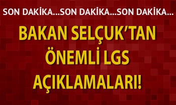 Bakan Selçuk'tan önemli LGS açıklamaları!