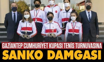 Tenis turnuvasına SANKO damgası!
