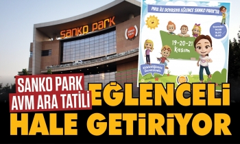 SANKO Park AVM, ara tatili eğlenceli hale getiriyor