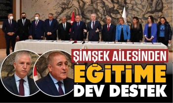 Şimşek ailesinden eğitime tam destek