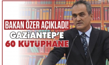 Gaziantep’e 60 yeni kütüphane