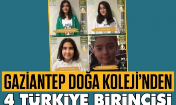 Doğa Koleji’nden 4 Türkiye birincisi!