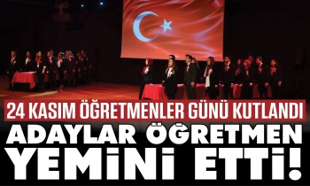 24 Kasım Öğretmenler Günü kutlandı